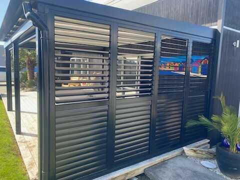 Enduro Living Outdoor Shutters project in Northland