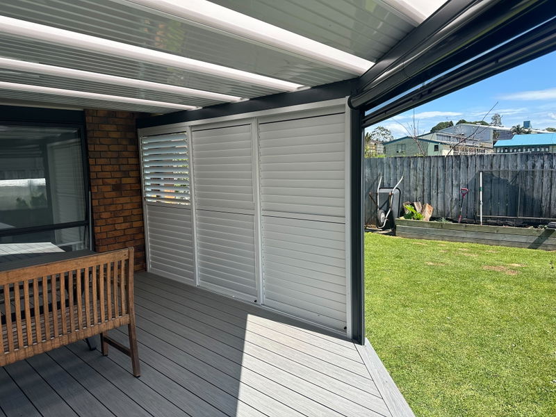 Enduro Living Outdoor Shutters project in Northland