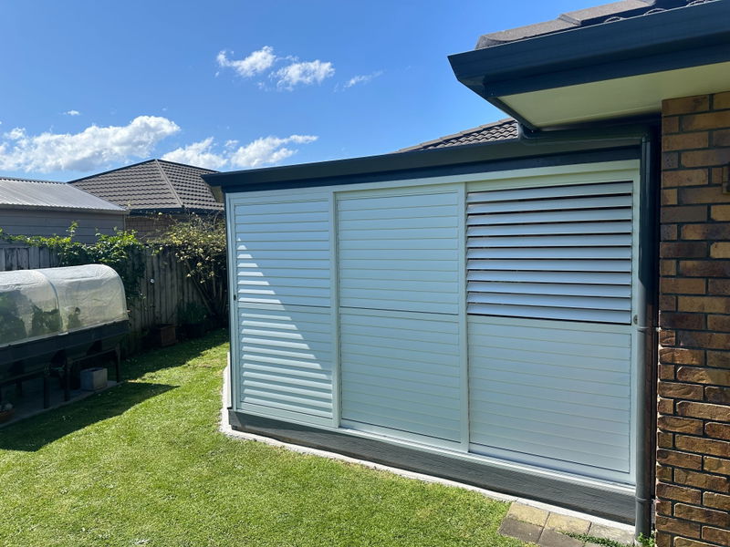 Enduro Living Outdoor Shutters project in Northland