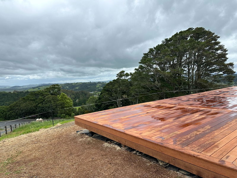 Decking project in Northland