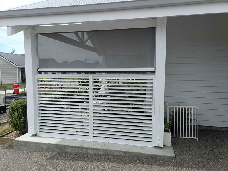 Enduro Living Outdoor Shutters project in Wellington
