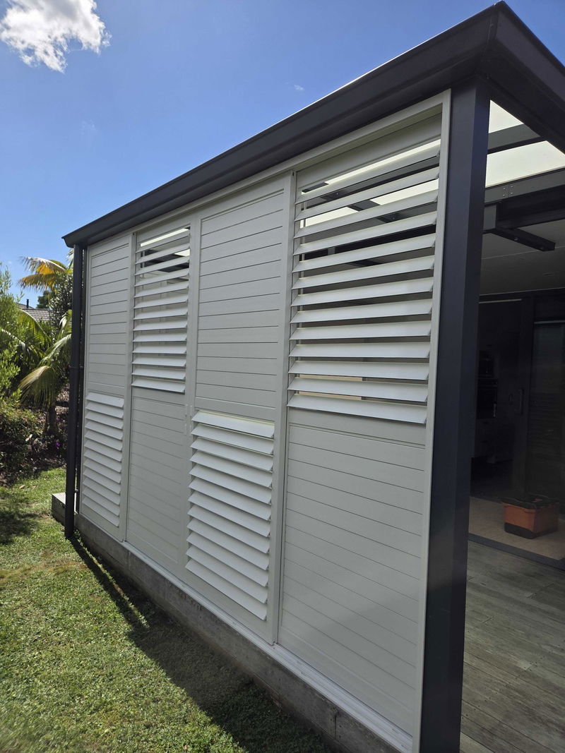 Enduro Living Outdoor Shutters project in Northland