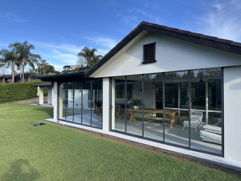 Outdoor room project in Northland